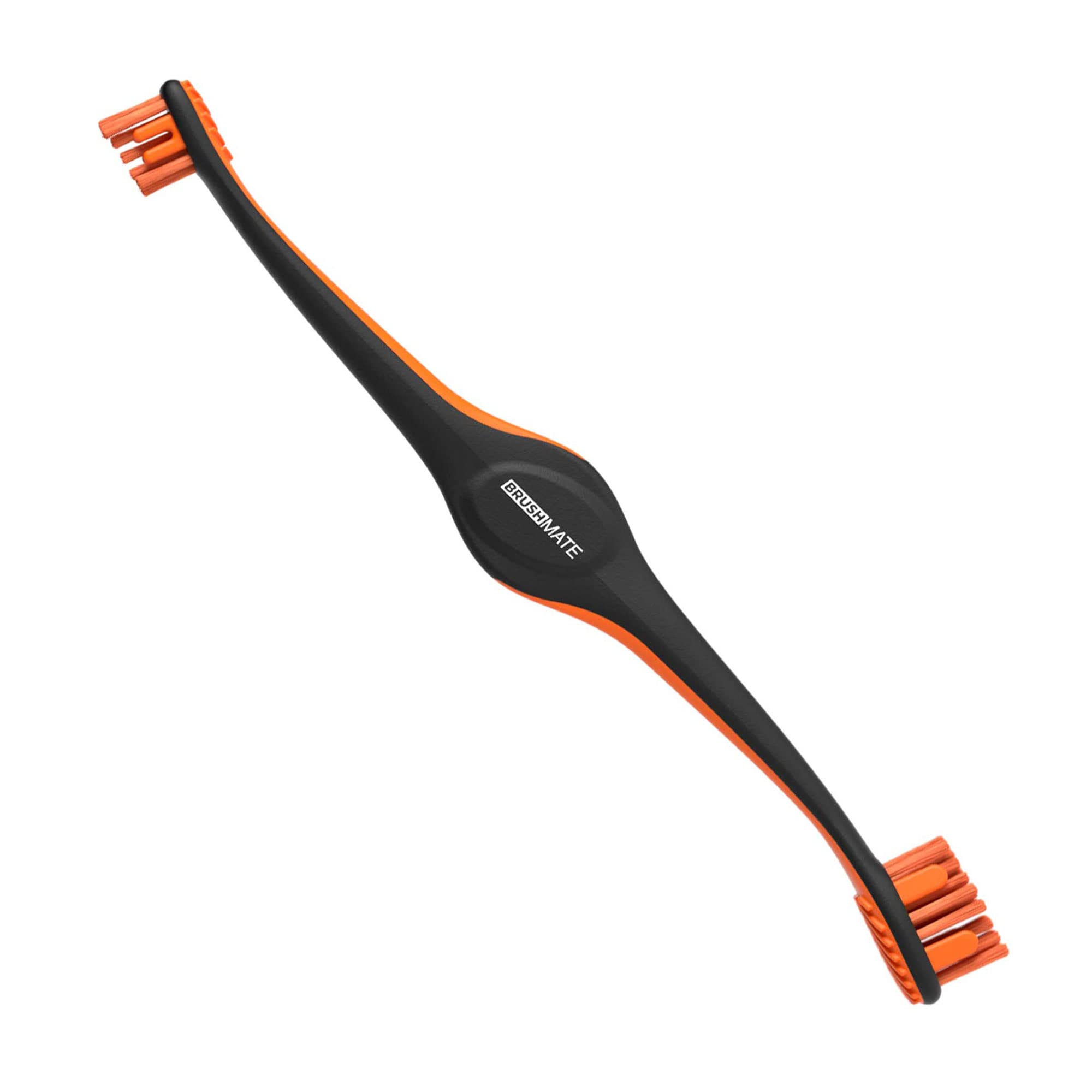 Dog Toothbrush for Pet Puppies Dogs and Cats Dual Size Angled Soft Brush Heads, Ergonomic Handle with a Flat Center That enhances Grip Control