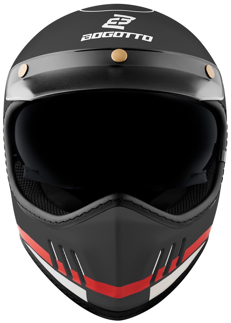 Bogotto FF980 EX-R Caferacer Casco da Croce