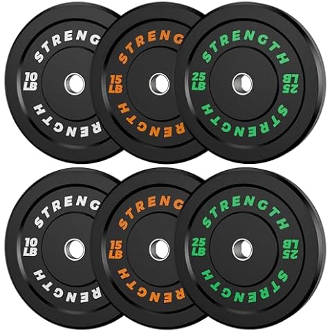 Rendpas Olympic Bumper Plates 100LB Set Cover
