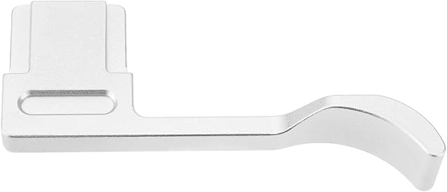 1PC Alliage d'aluminium oxydé Poignée de la main de la pouce vers le haut Compatible avec Sony Alpha 7CII 7CR ILCE-7CII Appareils photo Chaud chaussures repose stabilisateur Accessoire Argent