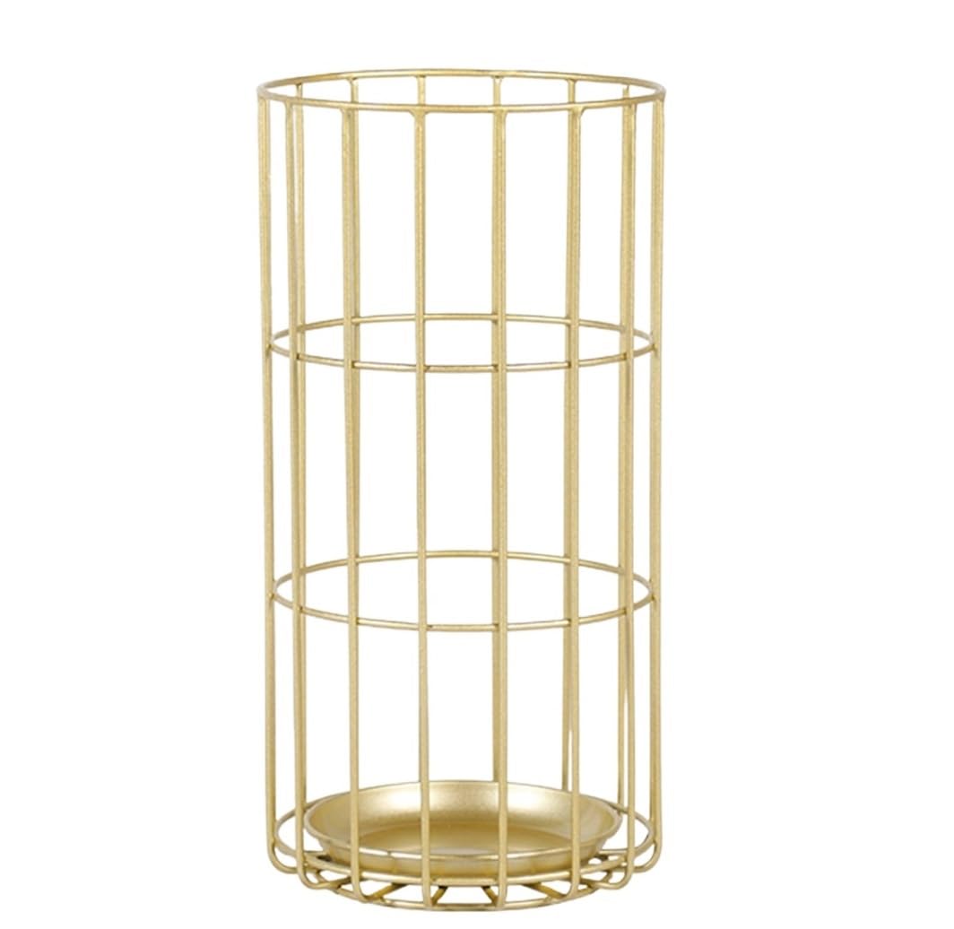CVdrtyED Stand Organizer Umbrella Holder Office, Storage, Metal Round Stand Rack, With Tray Hallway Entryway