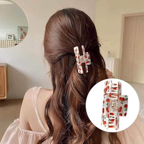 Pinza para cabello grande diseño frutas verano miniatura 3