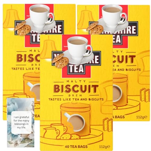 Tea Hamper Bundle Featuring Biscuit Brew (Pack of 3) Gift Or Personal Use By Oerich Gift
