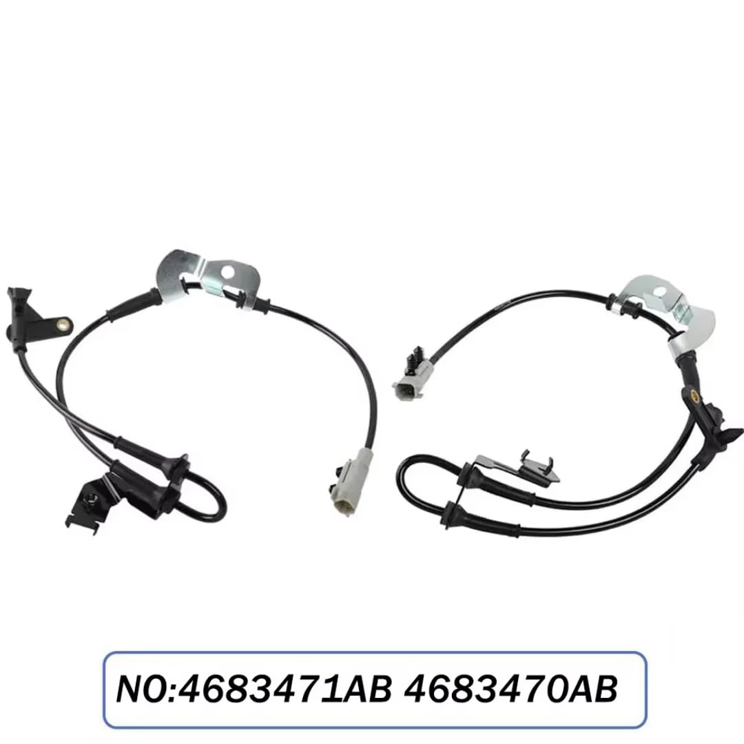 Czujnik Prędkości Koła dla Dodge Caravan 2001-2007, Czujnik prędkości koła ABS przedniego lewego/prawego 4683471AB/4683470AB