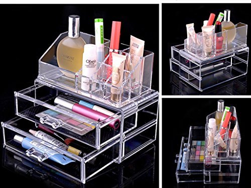 Home Essentials Mcb Acrylic Makeup Organizer ~ Makeup Box ~ Jewelry Cosmetic Storage Display Box #TOP2