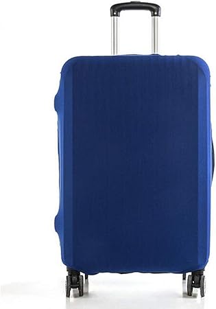 review 1 Piece Polyester Luggage Cover Protector Travel Luggage Elastic Cover Washable Suitcase Cover Luggage Sleeve Fits 19-21 Inch Luggage, Blue, Size S