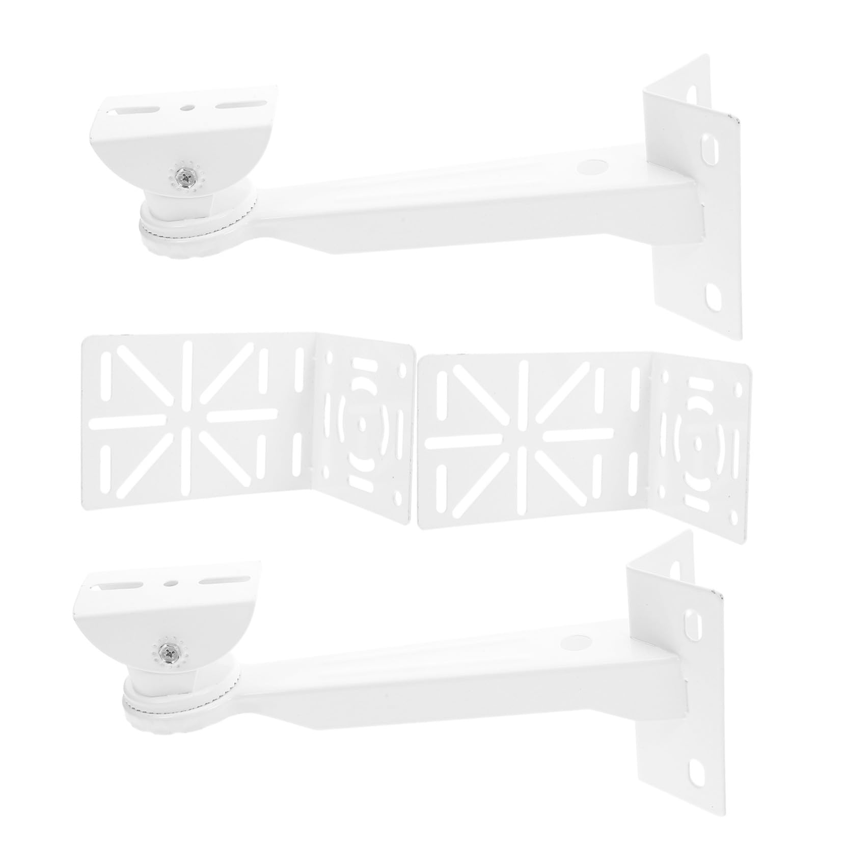 PLAFOPE 2 Sätze Robuste Überwachungskamera Eckhalterung aus Stahl Verlängerungsstange Wand Deckenmontage für Flexible Winkelverstellung und Stabile Sicherheitssysteme