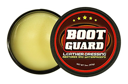 Boot Guard Leather Dressing: Restores And Conditions Leather Boots, Shoes, Automotive Interiors, Jackets, Saddles, Unscented, 5 Ounce Jar #TOP1
