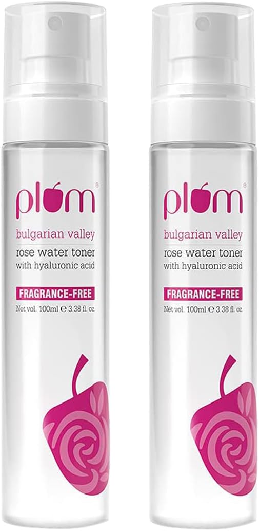 Bulgarian Valley Rose Water Toner For Face|With Hyaluronic Acid & Bulgarian Rose Extracts|Tightens Pores|Instantly Hydrates|Balances Ph Levels|Non-Drying|Soft Spray Format|All Skin Types|100 Ml