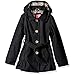 Pink Platinum Girls' Belted Ruffle Bottom Wool Jacket
