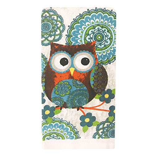 American Linen Owl Set Oven Mitts and Pot Holders - Kitchen Towels and Dish Cloths Sets - Oven Mitts - Tea Towels - Dish Cloths Set - Thumbnail 5