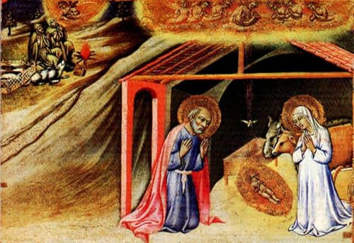 Cuadro en lienzo de La Natività de Pietro Di Sano, mural artístico de alta calidad 60x90