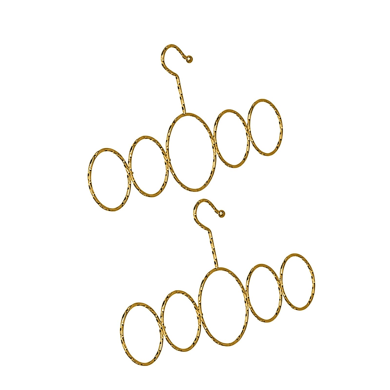 NVOQILIN Space Efficient Scarf Hanger for Small Apartments Strong Steel Cores Holds Multiple Accessories Neatly High Capacity Scarf Storage
