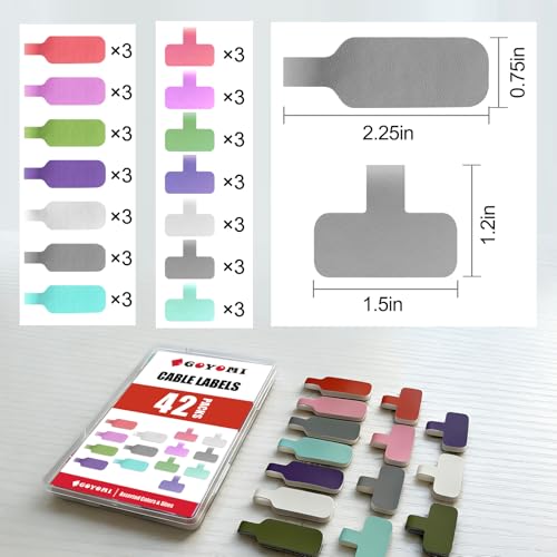Étiquettes de câble d'identification imperméables et durables de qualité supérieure