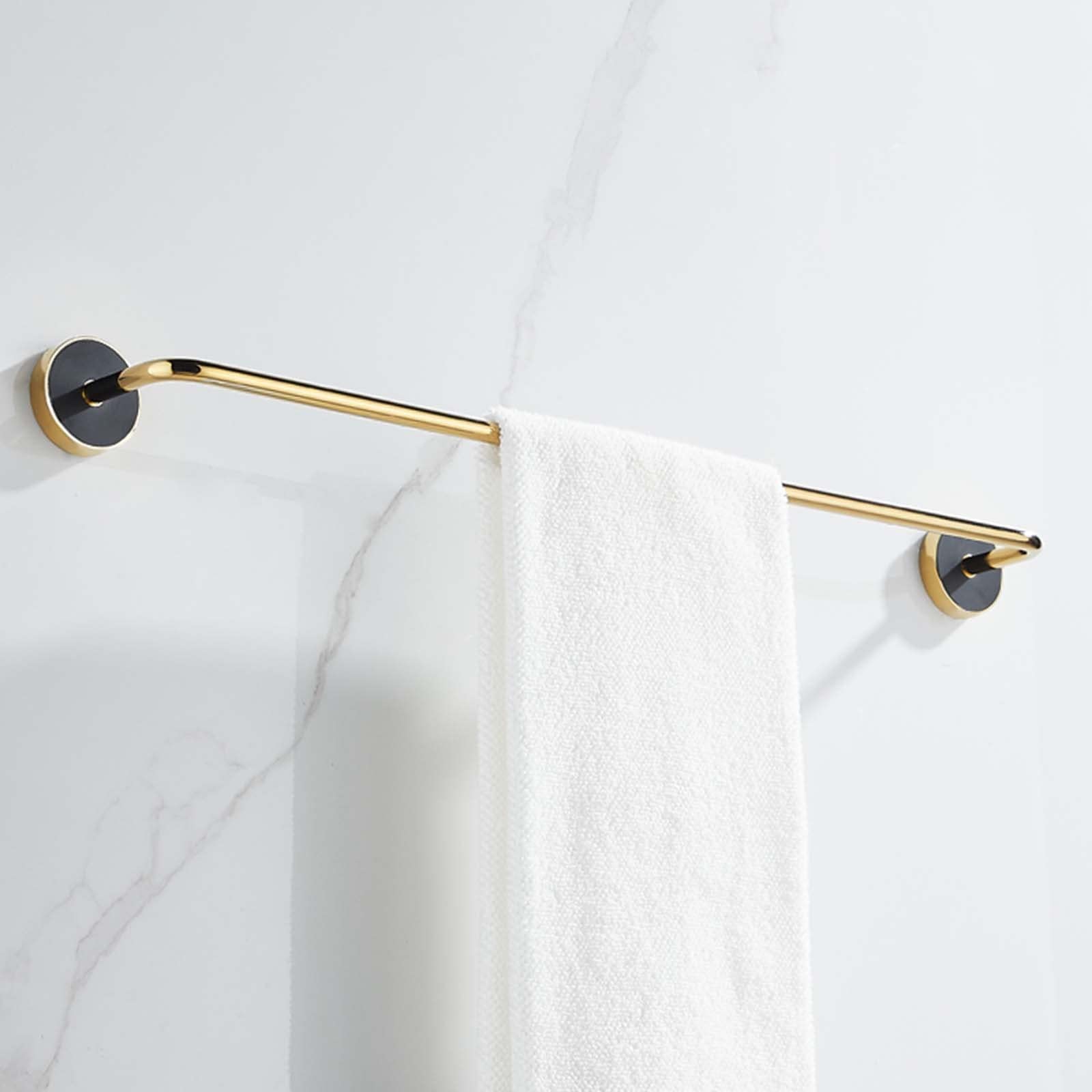 Toallero Autoadhesivo sin Taladro Toallero Montado En La Pared Estante para Toallas para baño Cobre Multifuncional para baño Inodoro,A50cm