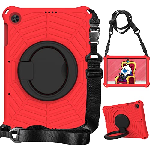 Protège-tablette rouge en mousse EVA pour Huawei MatePad T10S 10.1 pouces