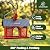 Kingsyard Bird Feeder for Outdoors Hanging, Dual-Use Metal Mesh Wild Bird Feeders with Seed Tray & Weatherproof Roof, 3 lbs Large Capacity, Red