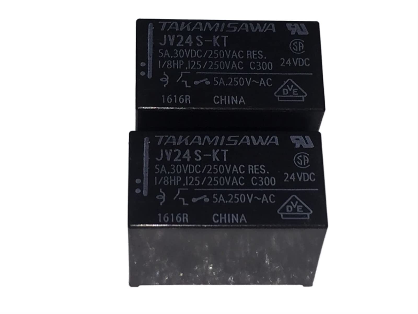 Relè 10 pz/Lotto JV24S-KT 24V/5A/4PIN