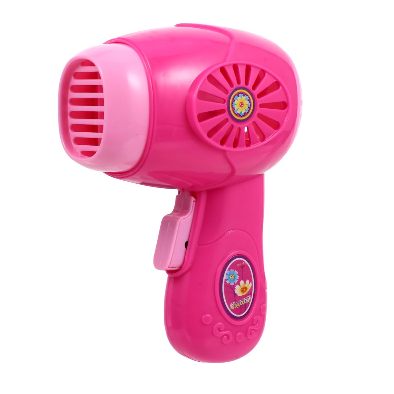 Tomaibaby Girls Beauty Salon Hairdryer Pretend Play Set Dollhouse Mininature Hair Stylist Blow Dryer Tools Toys Appliance without Battery for Children Kid Gift Pink