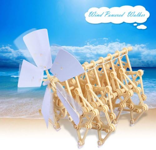 pipoyoyo Wind Powered Walking Walker Mini Strandbeest DIY Assembly Model Kits