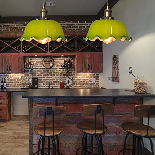 Droplight vintage style industriel vert pour restaurant - 4