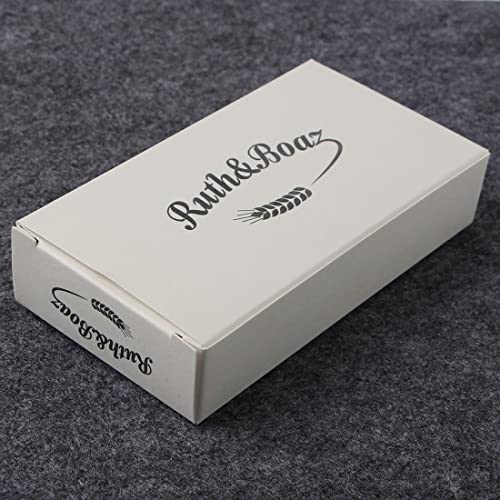 Ruth&Boaz Men's Wool Blend Bow Tie(Tweed Grey) #TOP4