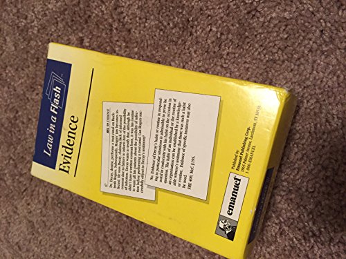 Evidence (Law in a Flash) 156542560X Book Cover