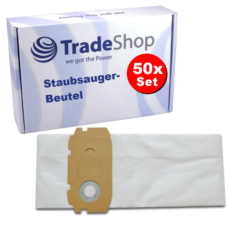50x Trade-Shop Vlies Staubsaugerbeutel/Filtersäcke kompatibel mit Festool FIS-CTL Mini, FIS-CT Mini, CTL/CT mini/midi (bis Baujahr 2018)