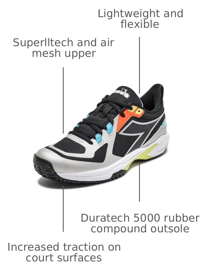 Image of Diadora Men's Trofeo 2 All Ground Pickleball Shoes