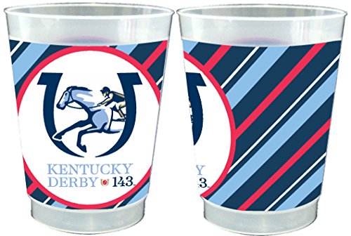 Kentucky Derby 2017 10 oz.Frosted Cups - 25/pkg