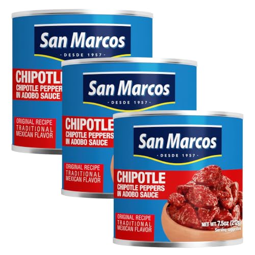 San Marcos, Chilpotle In Adobo Sauce, 7.5 Ounce (Pack of 3)