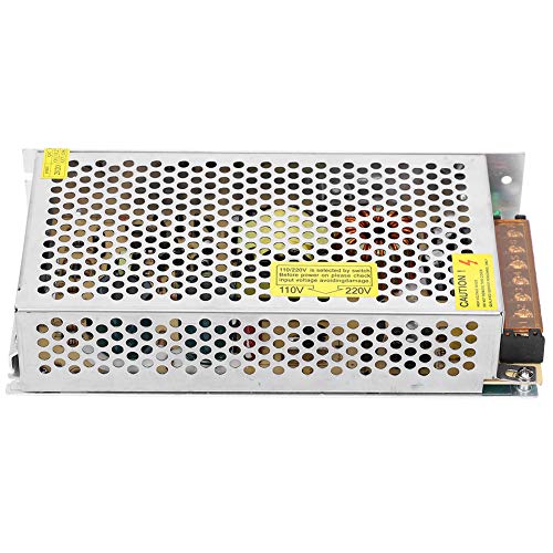 Image of DC12V Switch Power Supply Driver Adapter Aluminum Alloy Transformer for LED Lights and Electronic Devices(S-200-12（12V /16.7A /200W） AC110 /220V±15%)