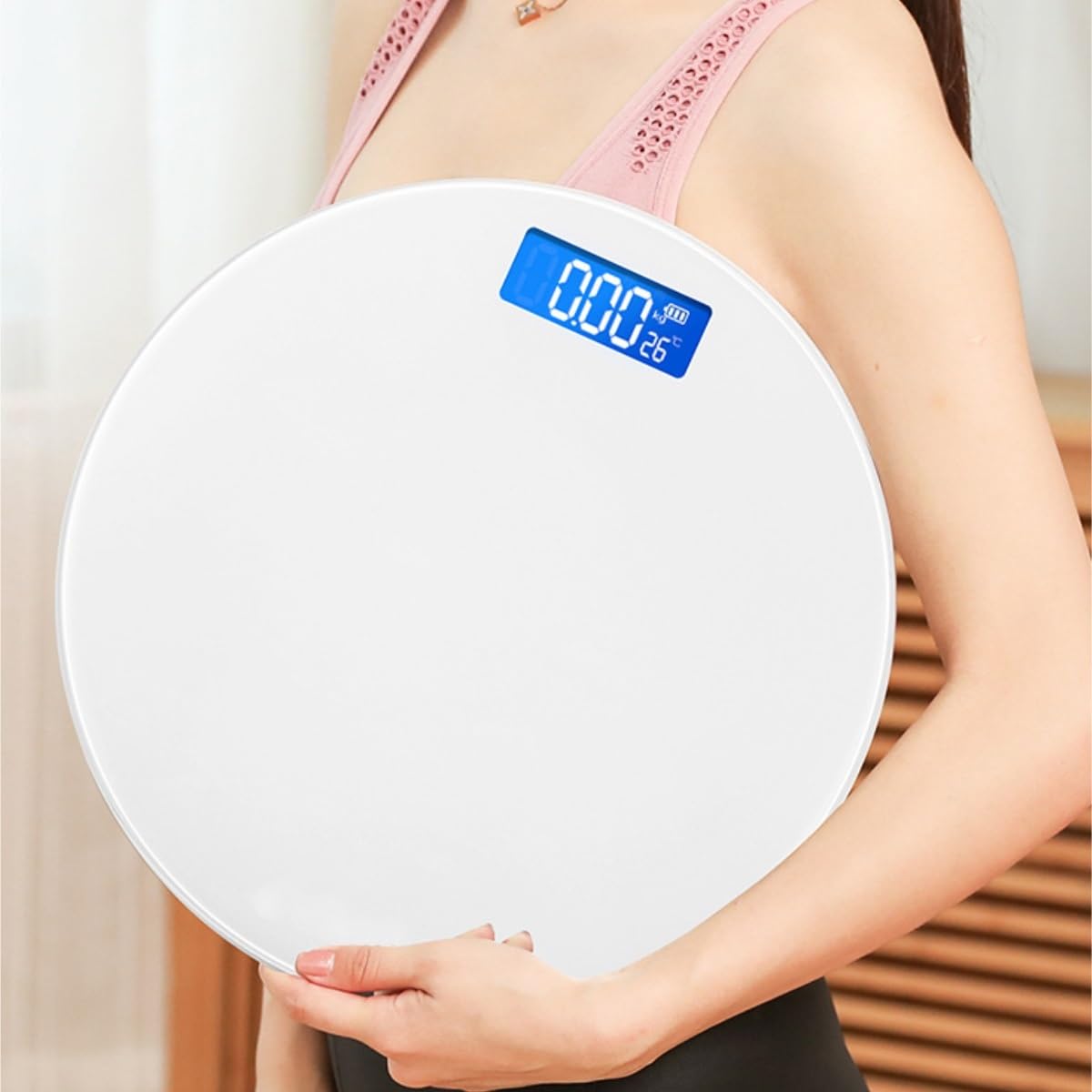 BáScula De BañO Báscula De Baño Digital Corporal Base Antideslizante Multifuncional Uso En Interiores(Grün)