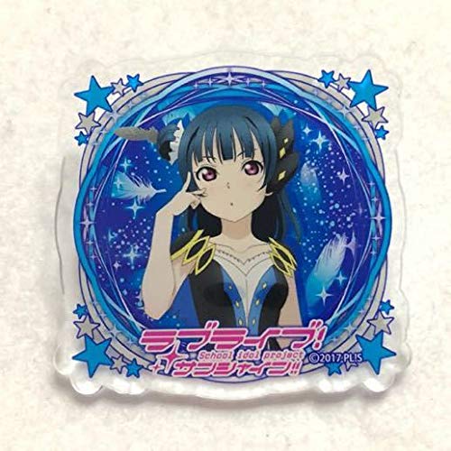 Amazon.co.jp: 津島善子 アクリルバッジ WATER BLUE NEW WORLD ver