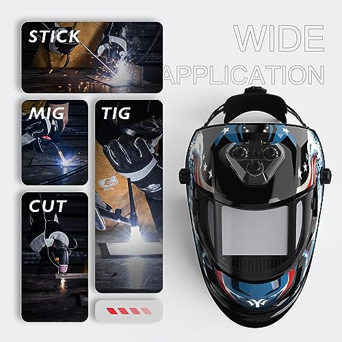 Yeswelder Panoramic View Auto Darkening Welding Helmet thumb #8