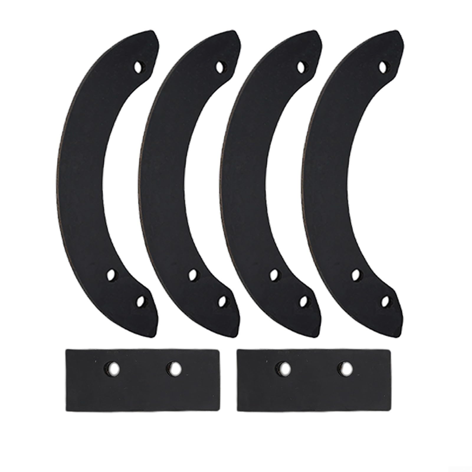 Lot de 6 housses de palettes de souffleuse à neige 06720-V10-030 pour Honda HS520 HS720 Rotary 5536 Egon 73-048 Pelle de rechange en caoutchouc
