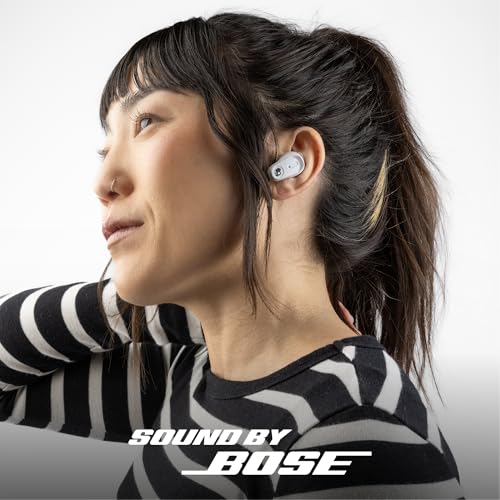 Image of Skullcandy Method 360 ANC Wireless Earbuds, Sound by Bose, Bluetooth Headphones, Premium Noise Cancelling, Up to 40 Hrs Battery, Sweat and Water Resistant, Microphone for iPhone Android - Bone