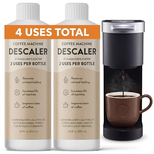 Universal Descaling Solution for Keurig, Nespresso, Breville, DeLonghi & Ninja (4 Uses...