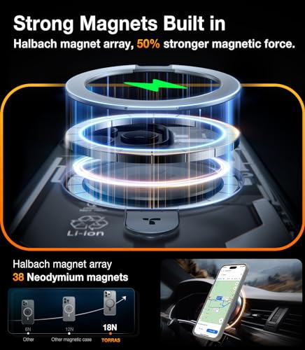 TORRAS Magnetic Case y MiniMag Power Bank 10000mAh miniatura 3
