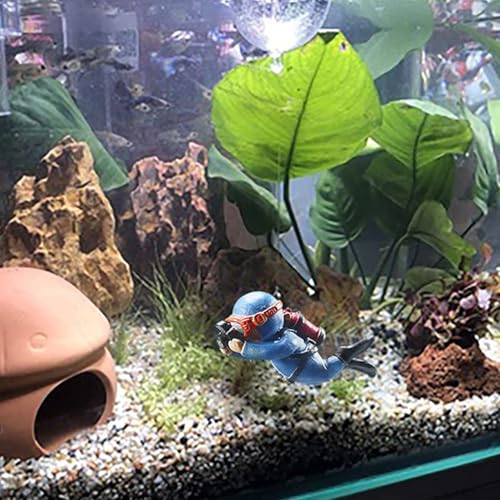 Image of 2 Pack Floating Fish Tank Decorations, Aquarium Decorations, Floating Device Fish Tank Accessories, Suitable for All Kinds of Fish Tanks(Blue& Pink)
