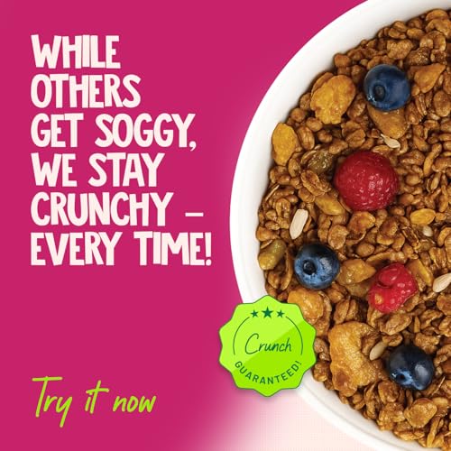 Image of ALPINO Super Muesli Strawberry & Nuts 1kg - 13% Protein, Multi-Grain, Rolled Oats & Dried Fruits