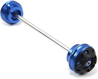 Protetores de roda deslizante de eixo Arashi para garfo frontal anticolisão para acessórios de motocicleta HONDA CB400 1992-1998 CB 400 Blue 1993 1994 1995 1996 1997