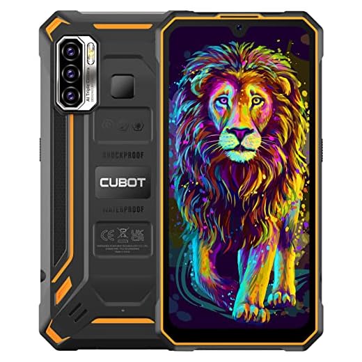 CUBOT King Kong 5 Resistente Teléfono, 6,0" FHD+ Pantalla, 5000mAh, Android 11, 4GB+32GB, 48MP Cámara, 4G Doble SIM Impermeable Teléfono Móvil NFC GPS OTG Face ID (Negro)