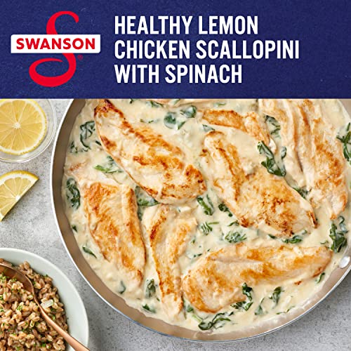 Swanson 100% Natural Unsalted Chicken Stock, 32 Oz Carton #TOP5