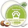 Bálsamo para patas y nariz para perros Lick-Safe con aceite de coco, hidratante y calmante totalmente natural para almohadillas secas y agrietadas y hocico, cera y crema para gatos