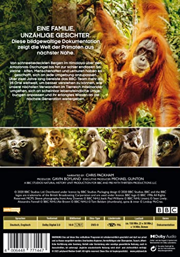 Die Welt der Primaten DVD documental sobre la vida de los simios 3