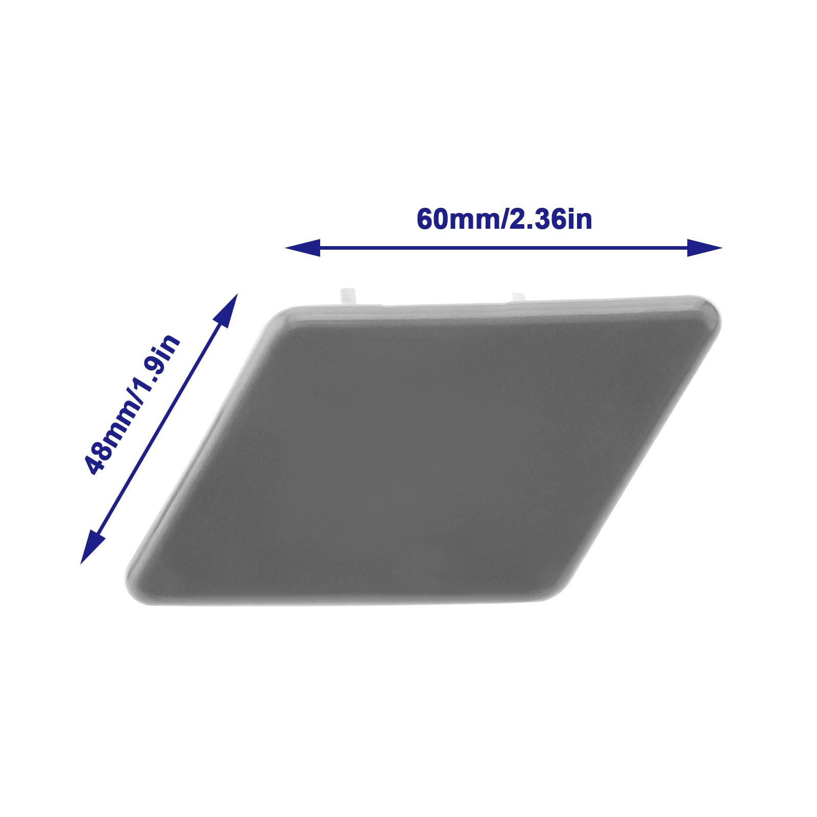 1 Paio di Tappi Lavafari Sinistro E Destro per Auto 61677211209 61677211210 Compatibile con BMW Serie 3 E90 E91 Copertura Anteriore del Sistema di Pulizia