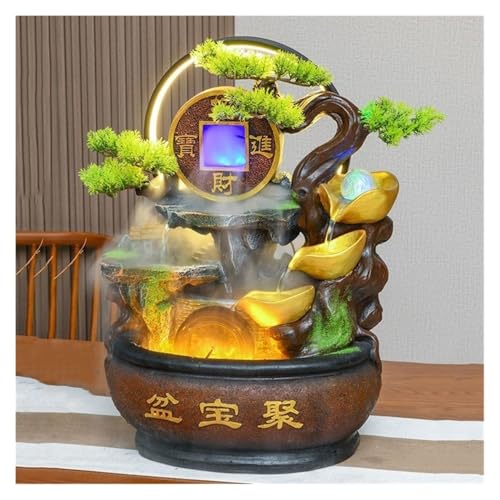 Fontaine d'intérieur de table haut de gamme style rockery zen - 7