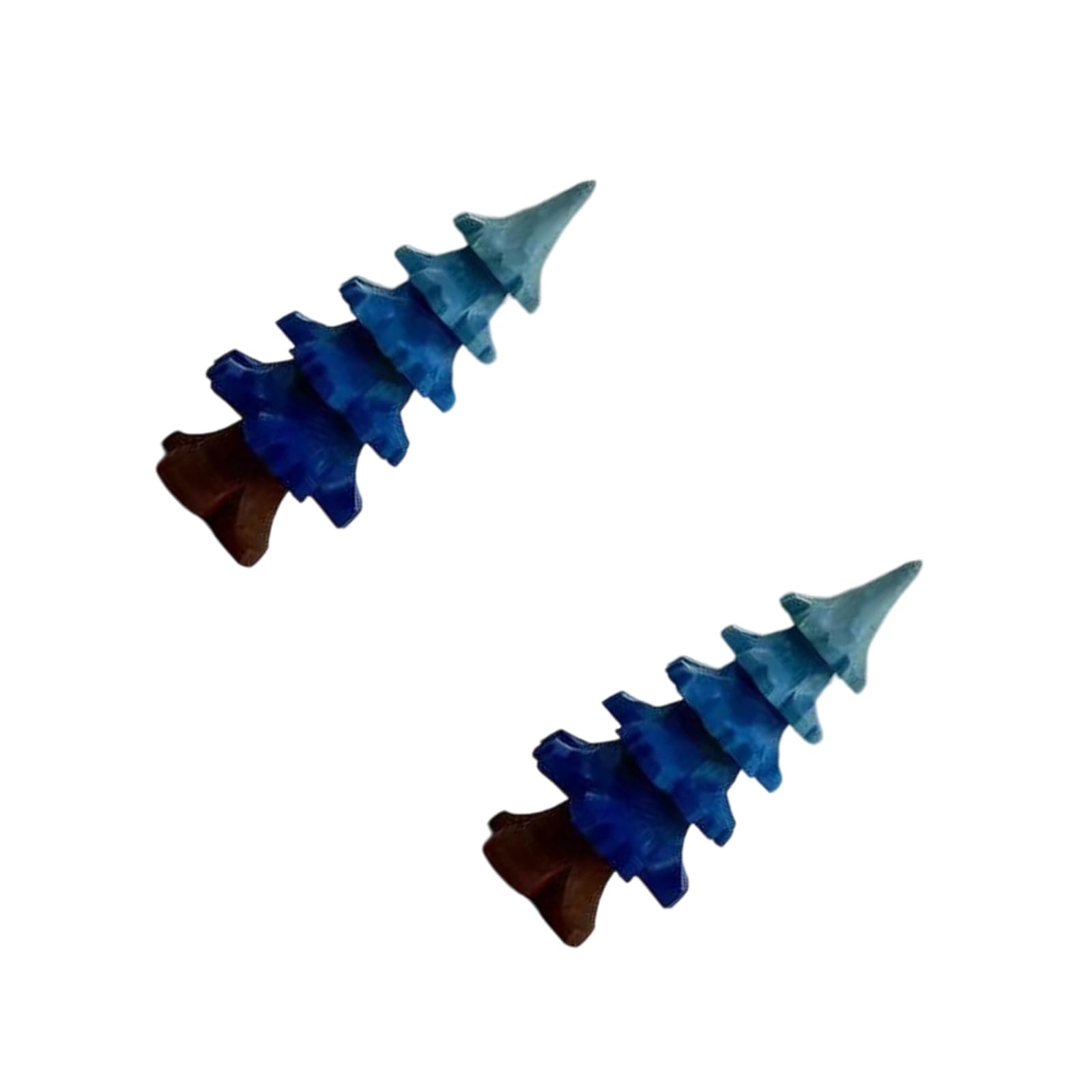 2Pcs Miniature Gradient Christmas Tree Decors Wooden Adornment Party Supplies for Festives Holiday Centerpiece Decoration Christmas Tree Miniature Ornament