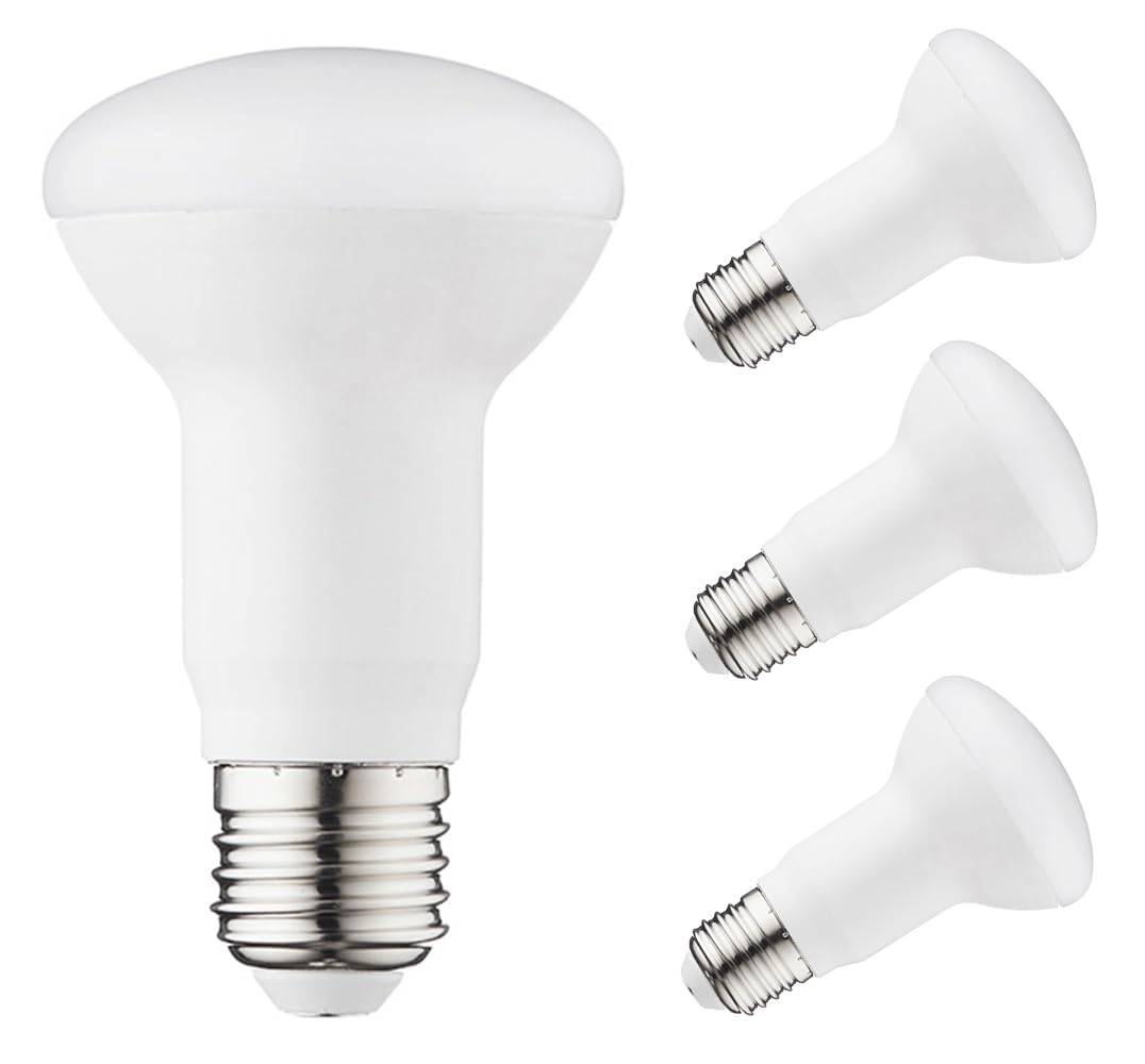 4PACK LED R63 BR20 Reflector Light Bulb 10Watt E27 Screw 6500K Cool White Energy Saving Flood Light Bulb 1000Lumen 100 Watt Equivalent (6500K-Cool White, 10W - R63/BR20)